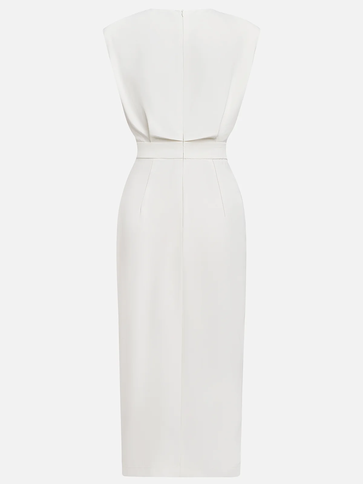 Elegant Midi Bodycon Sleeveless Dress for Women