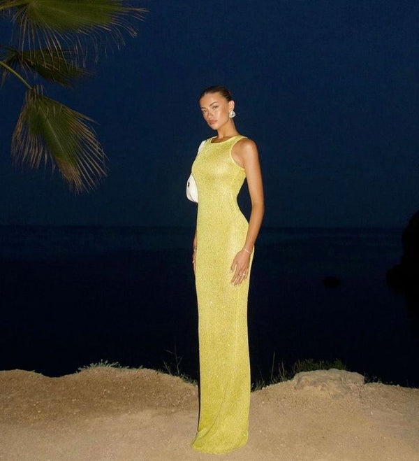 Elisa | Women's Sleeveless Maxi Dress
