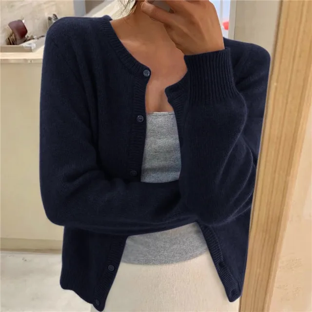 Women's Button-Up Soft Knit Cardigan