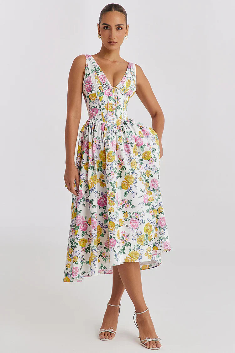 Women’s Classic Floral Midi Sundress