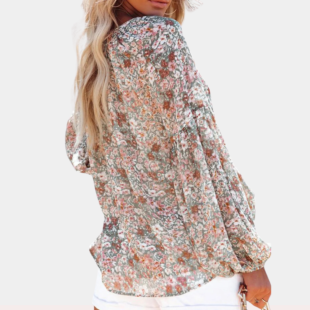 Light Casual Floral Blouse for Women