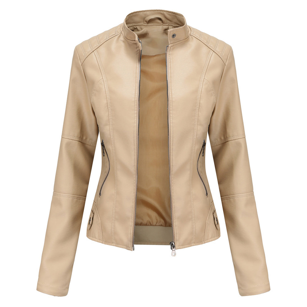 Stylish Custom-Made Leather Jacket for Women