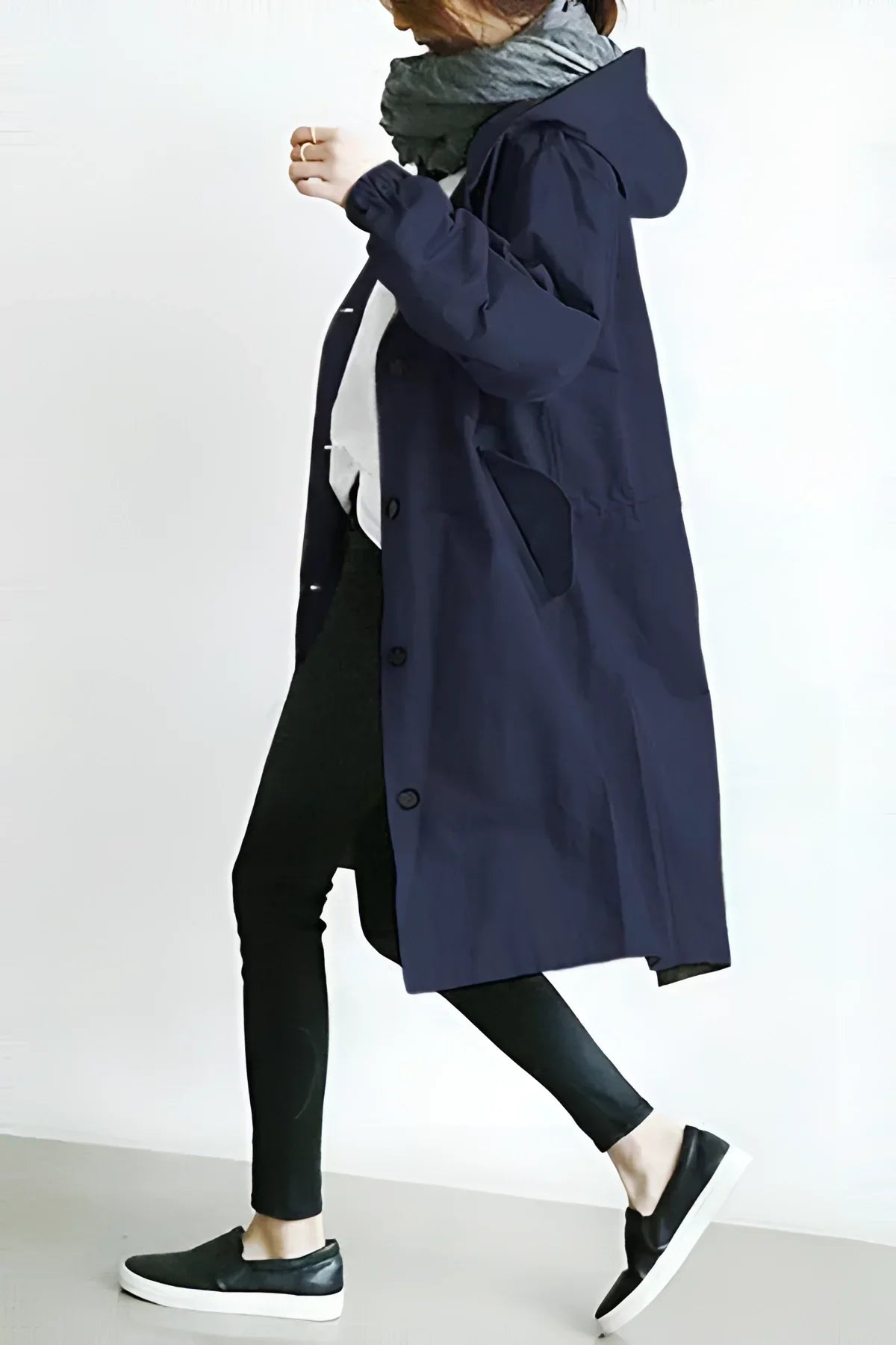 Women's Oversized Waterproof Hooded Coat