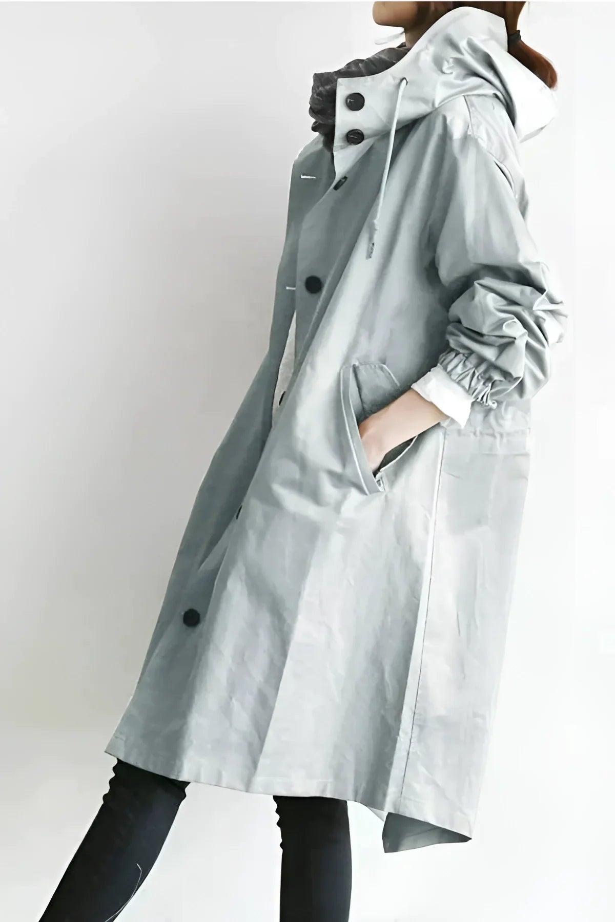 Women's Oversized Waterproof Hooded Coat