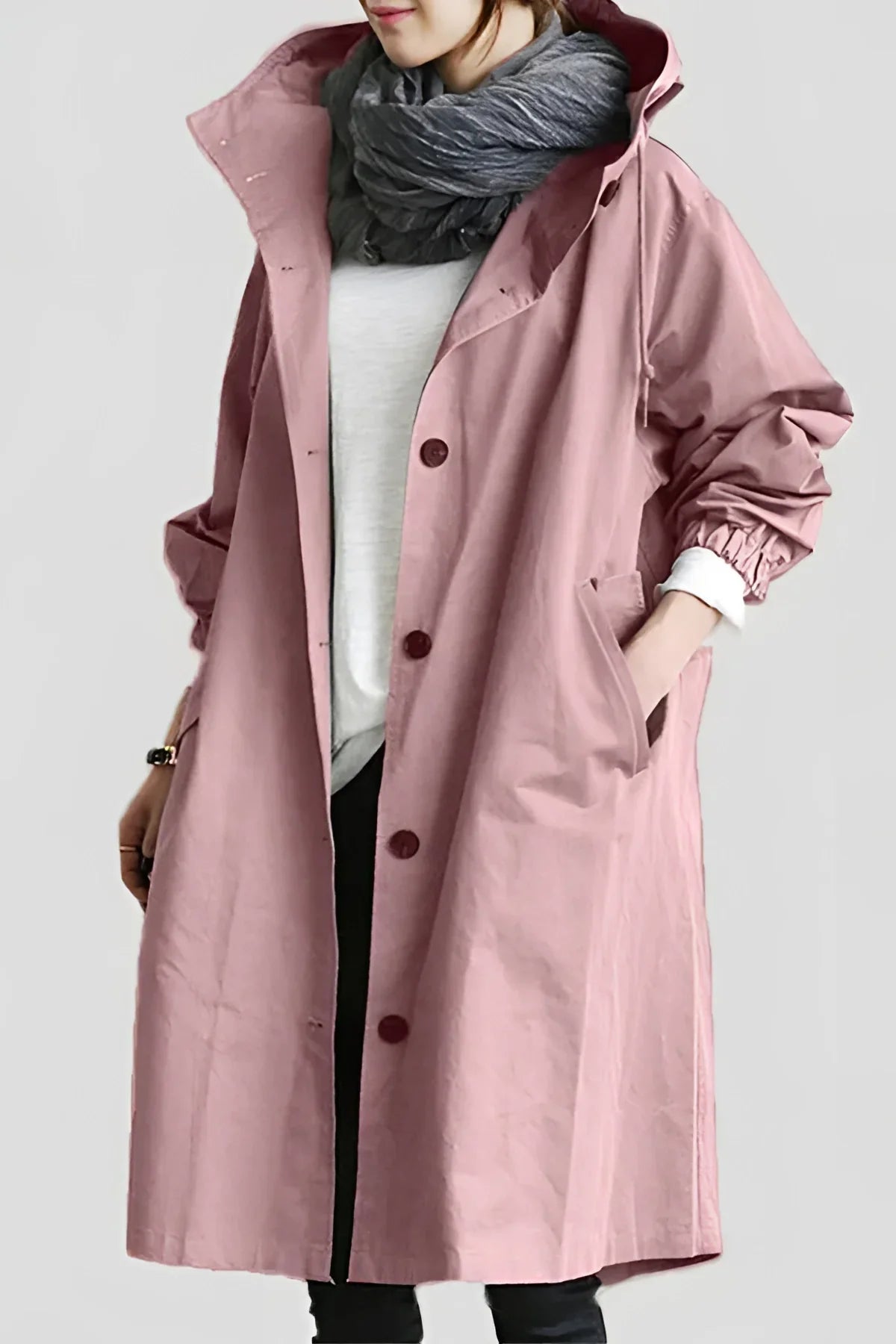Women's Oversized Waterproof Hooded Coat