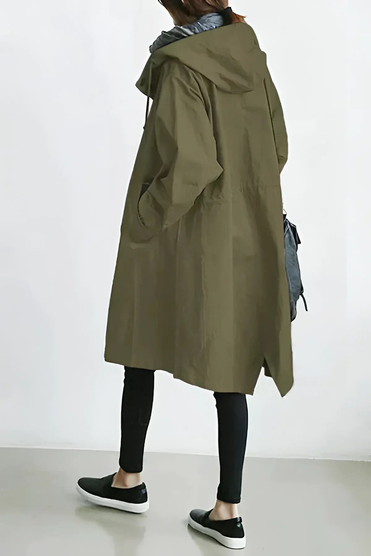 Women's Oversized Waterproof Hooded Coat