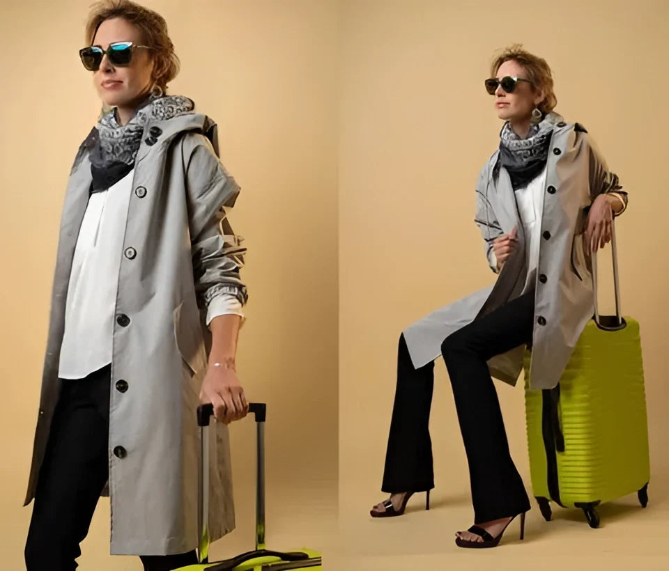 Women's Oversized Waterproof Hooded Coat