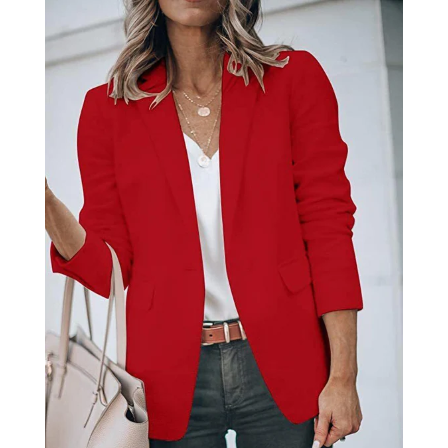 Stylish Women's Blazer with Practical Pockets | Ideal for Casual Days