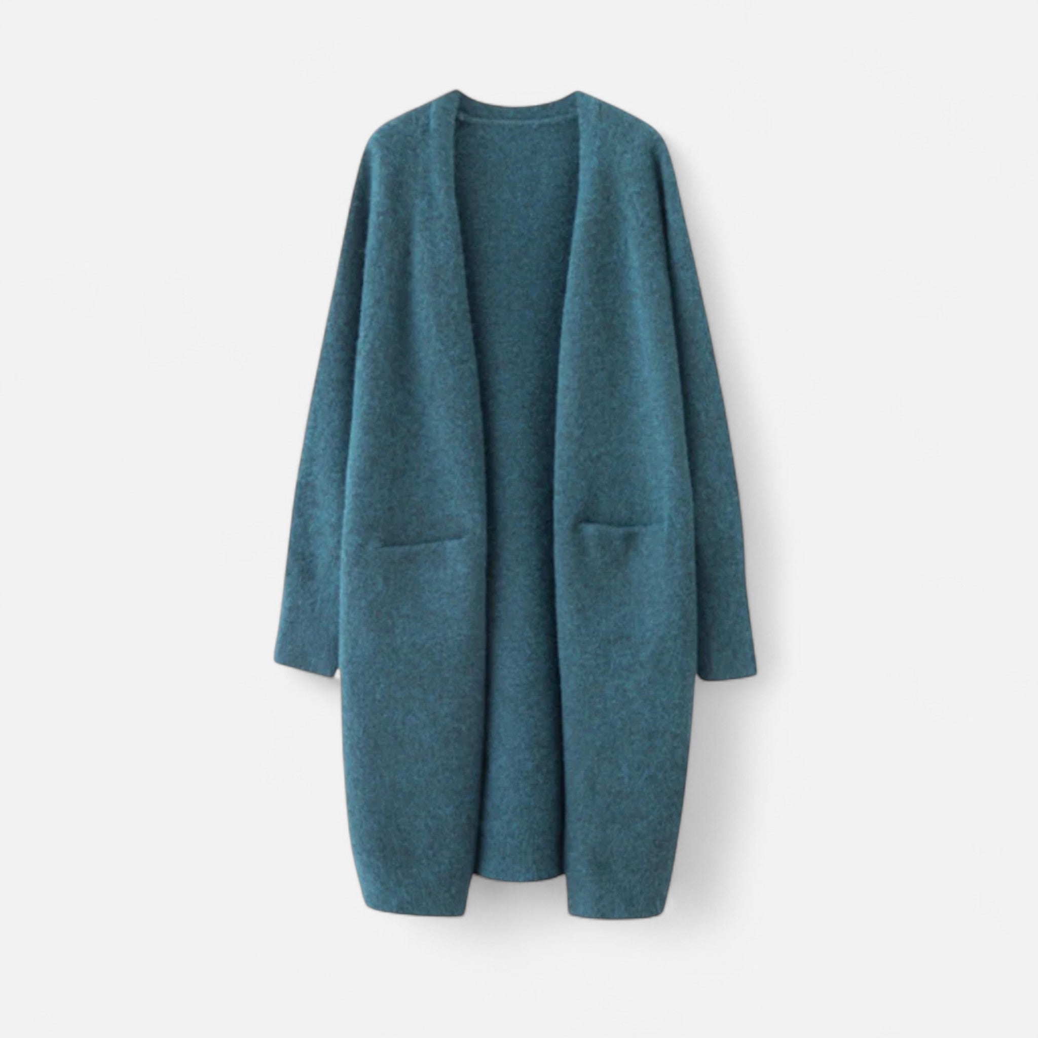 Women’s Longline Relaxed Fit Open Front Cardigan