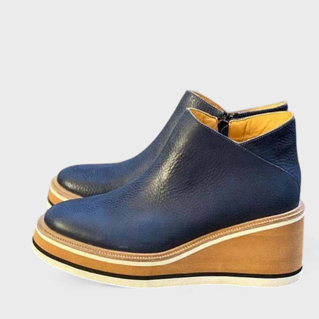 Women’s Casual Slip-On Wedge Ankle Boots