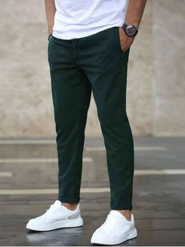 Men's Slim Fit Drawstring Jogger Pants
