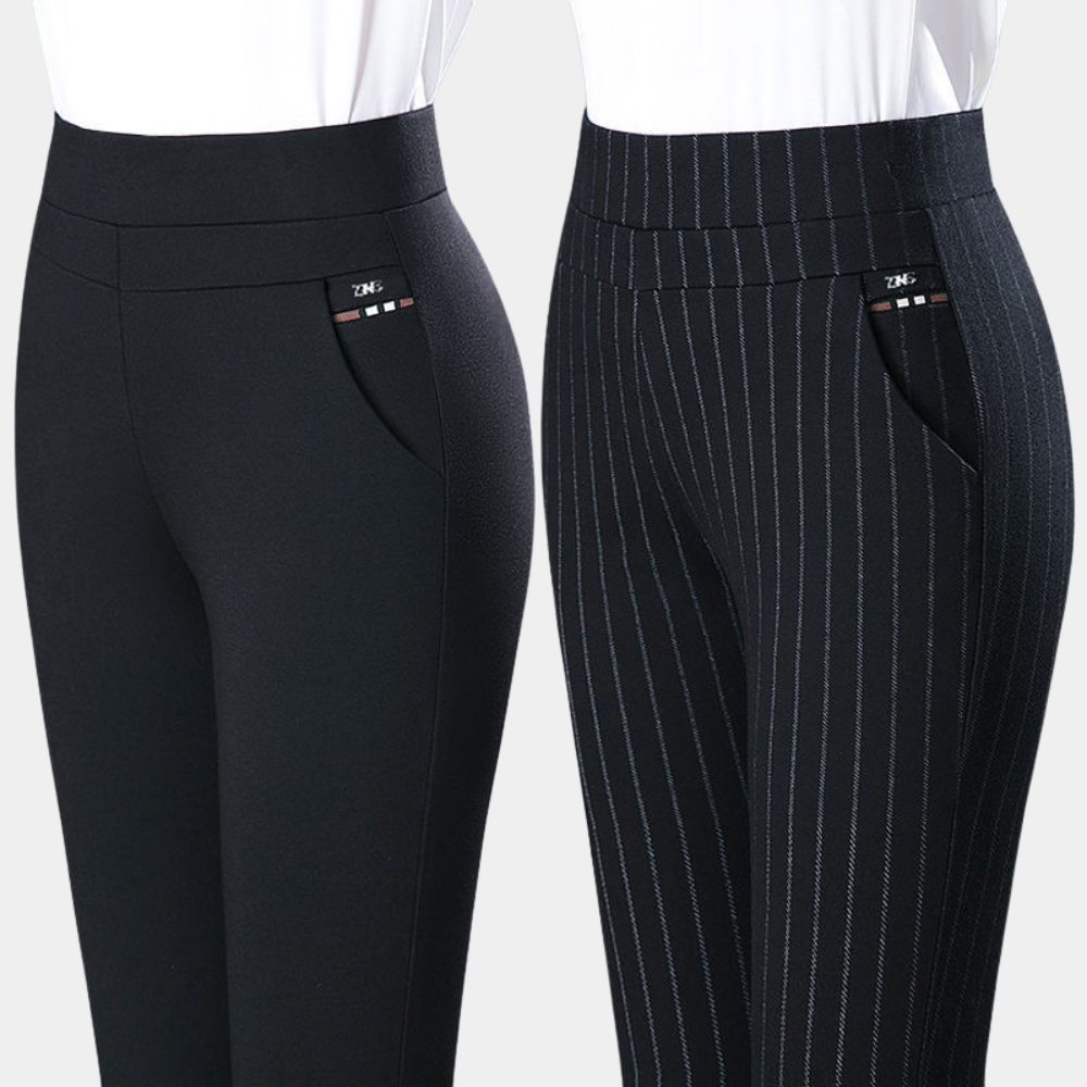Women’s High-Waisted Slim Fit Stretch Pants