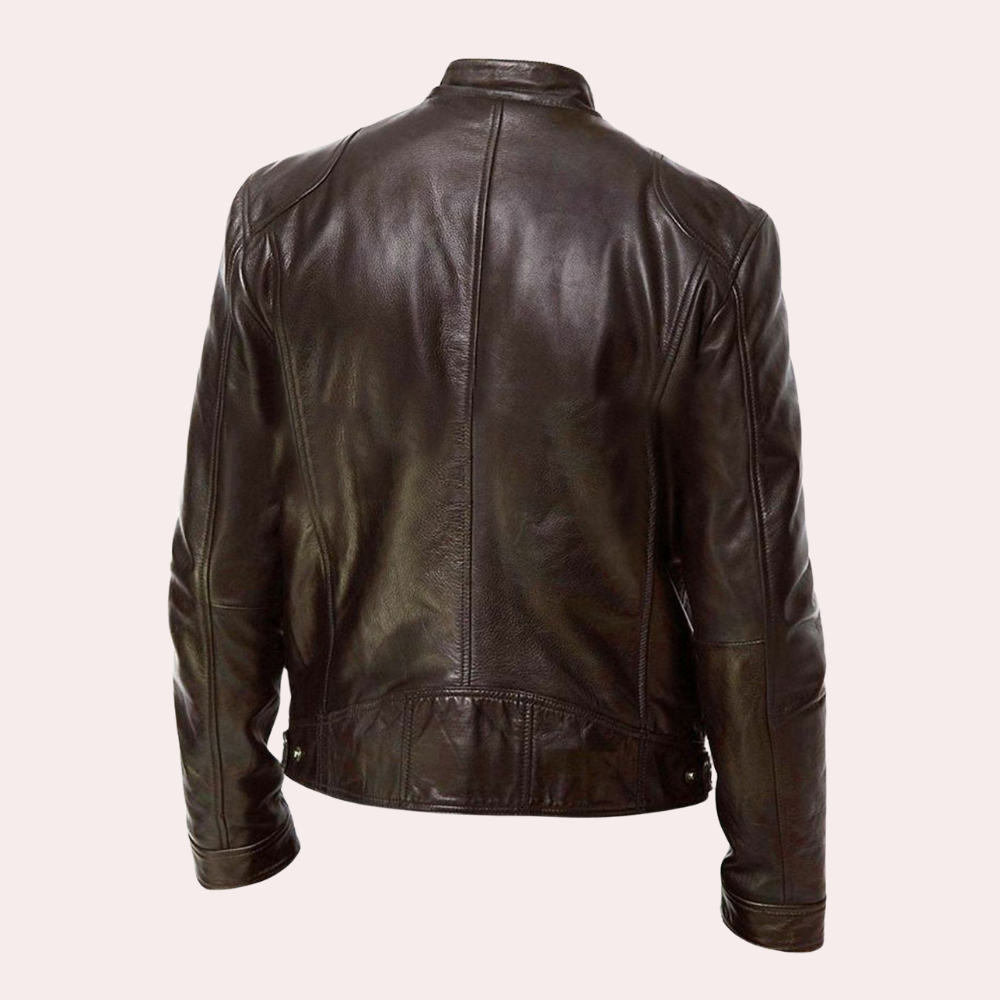 Stylish Leather Summer Jacket for Men - Comfortable and Durable
