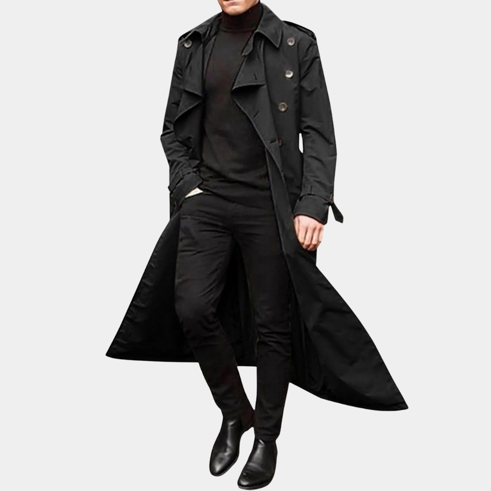 Stylish Waterproof Trench Coat for Men