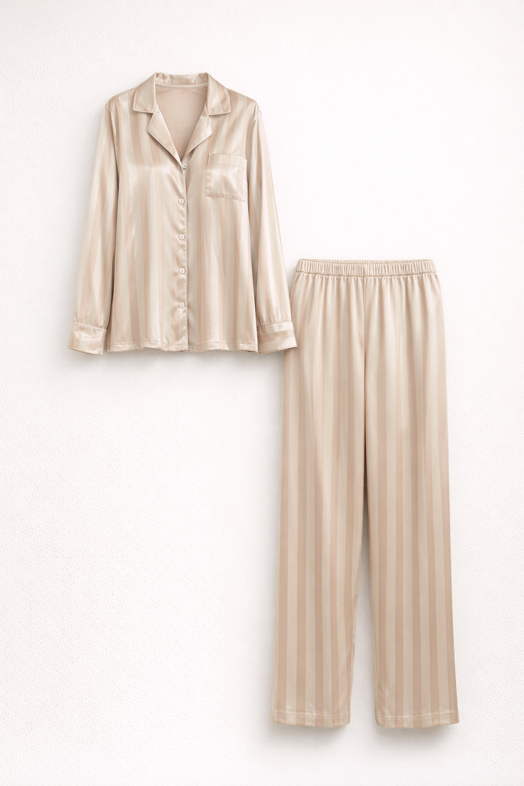 Women’s Satin Pajama Sleepwear Lounge Set