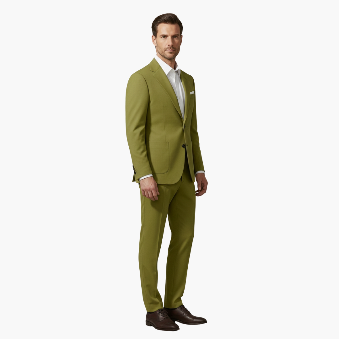 Slim Fit Two-Piece Suit Peak Lapel
