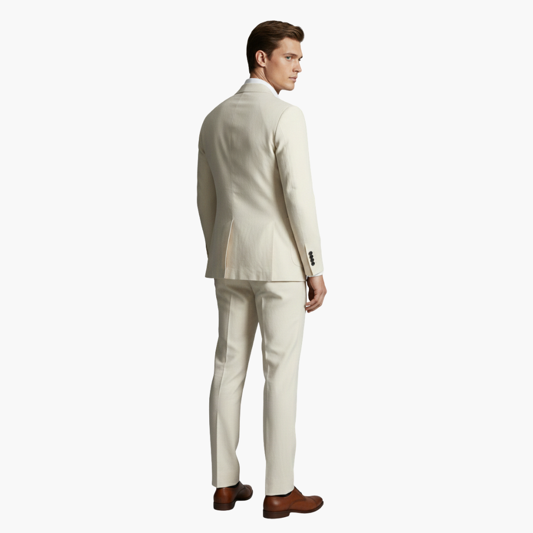 Slim Fit Two-Piece Suit Peak Lapel