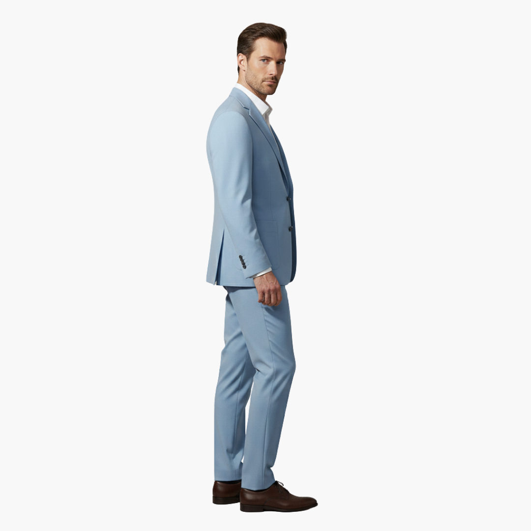 Slim Fit Two-Piece Suit Peak Lapel