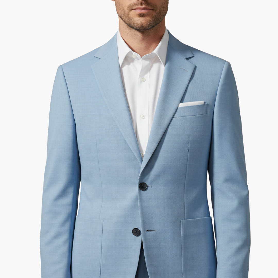 Slim Fit Two-Piece Suit Peak Lapel