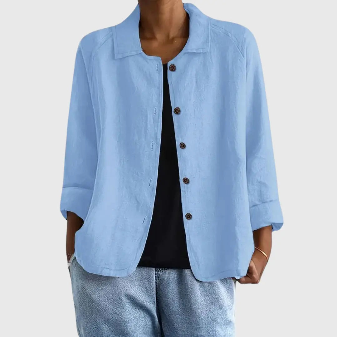 Women's Classic Lightweight Button-Down Top