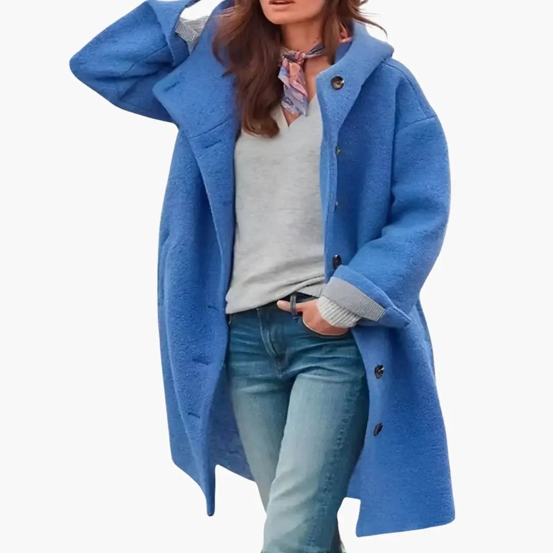 Women’s Hooded Longline Coat Jacket