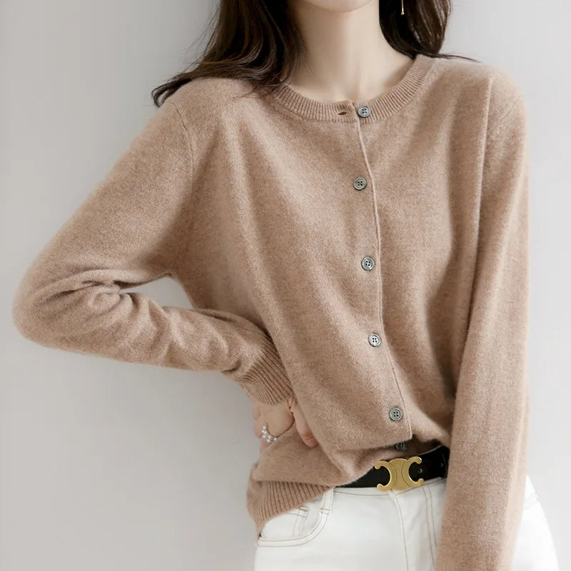 Luxurious Cashmere Cardigan with Soft Buttons