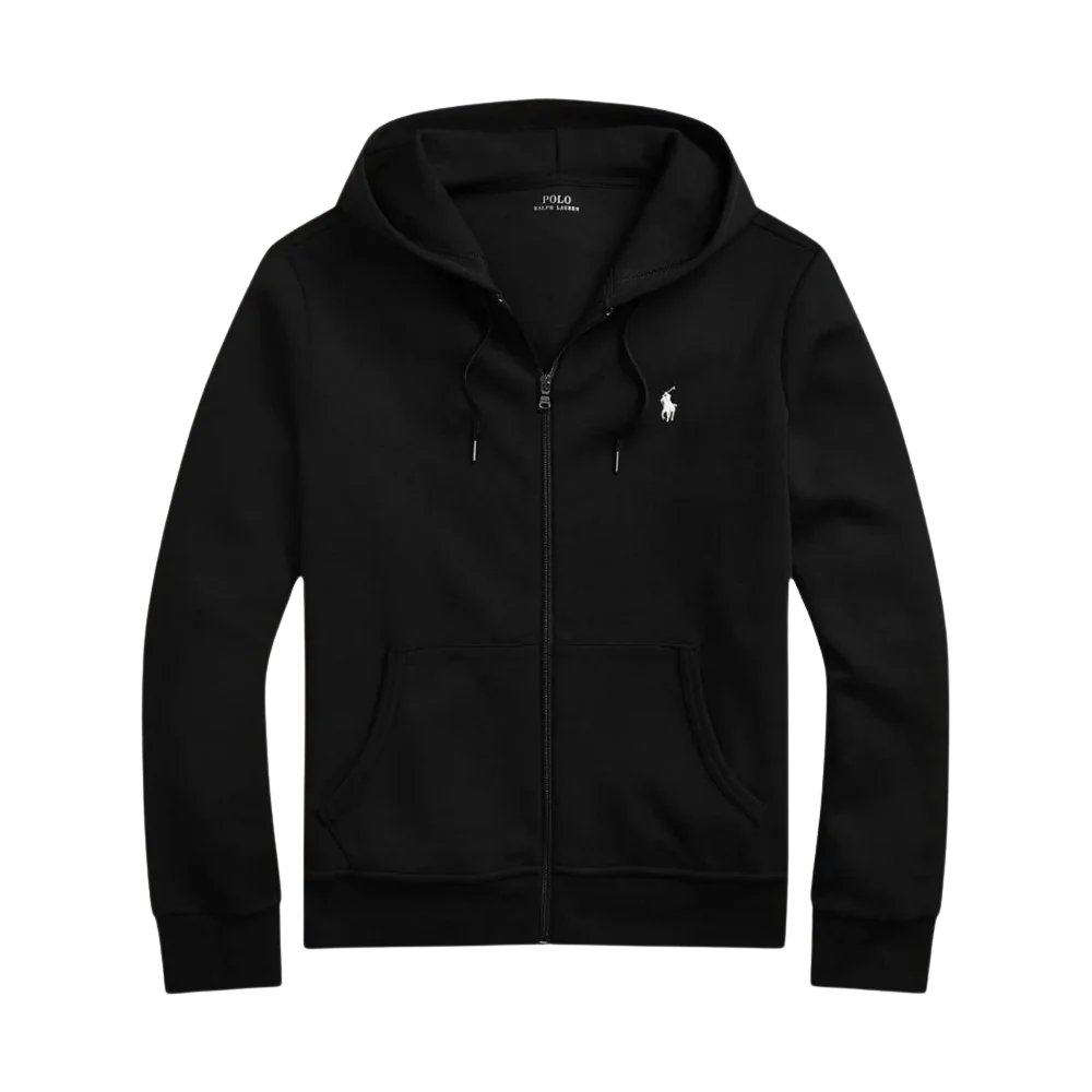 Men's Zip-Up Hooded Sweatshirt with Drawstring