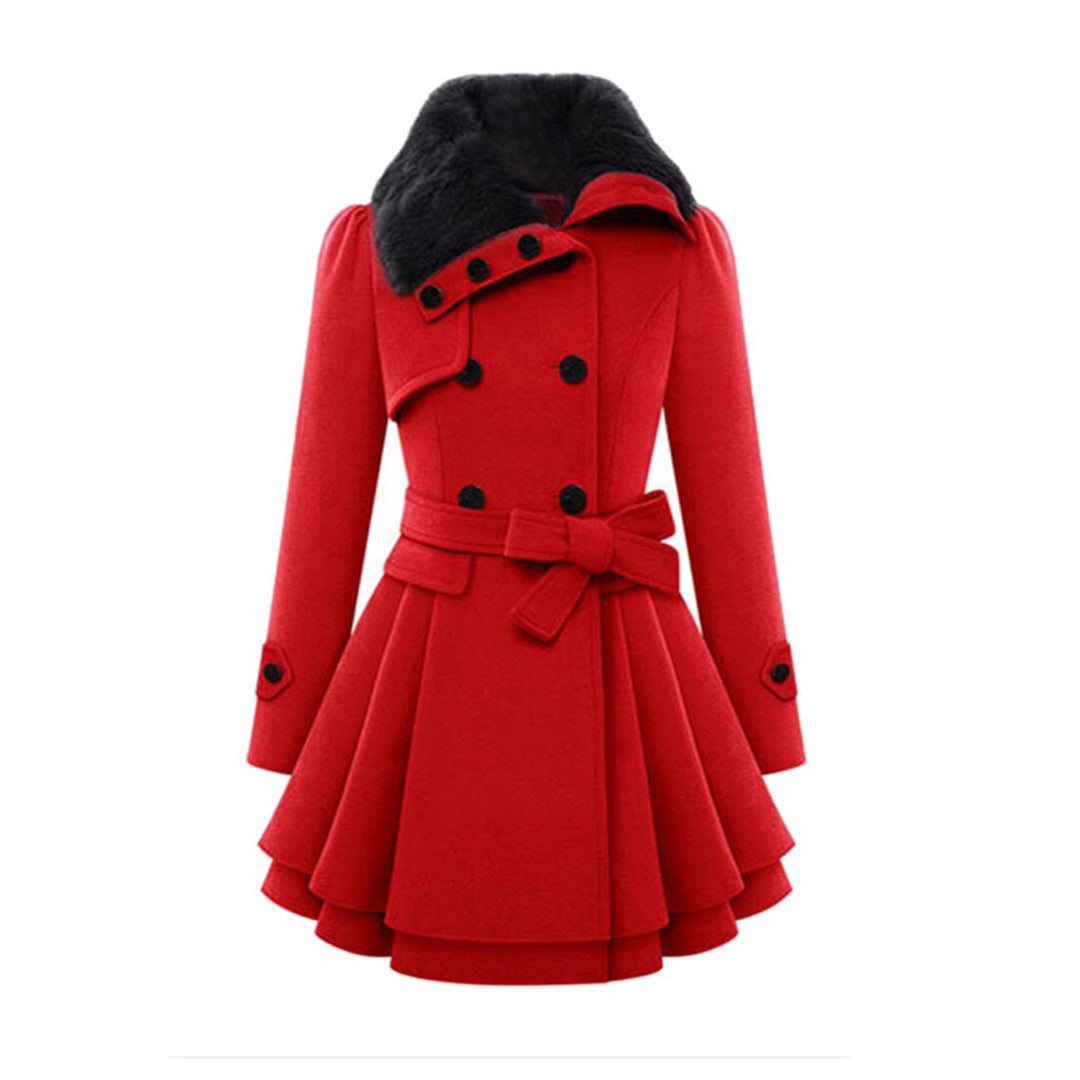 Stylish Long Women's Winter Coat - Warm and Comfortable