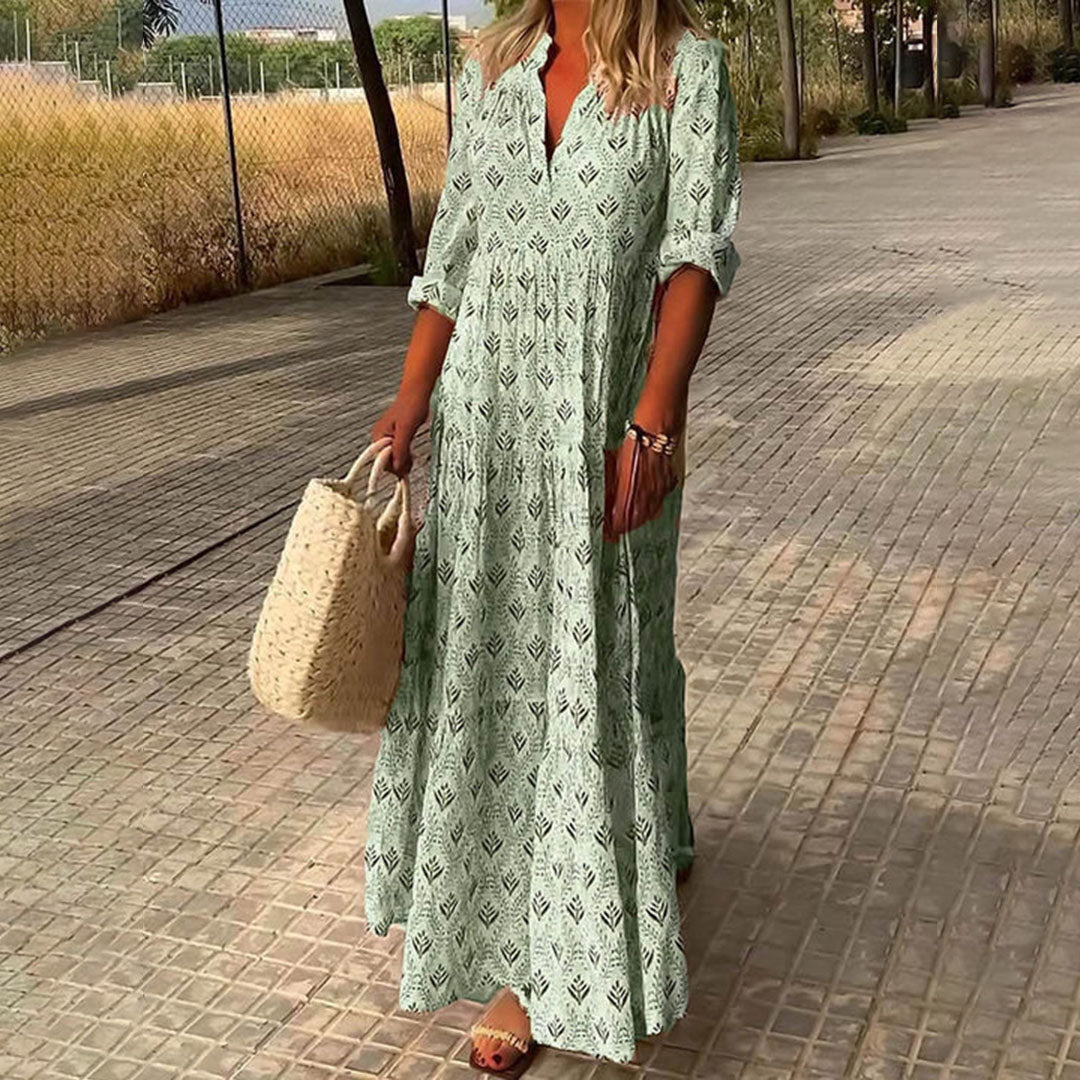 Women's Boho Print Maxi Dress | Bold, Flowing & Full of Personality