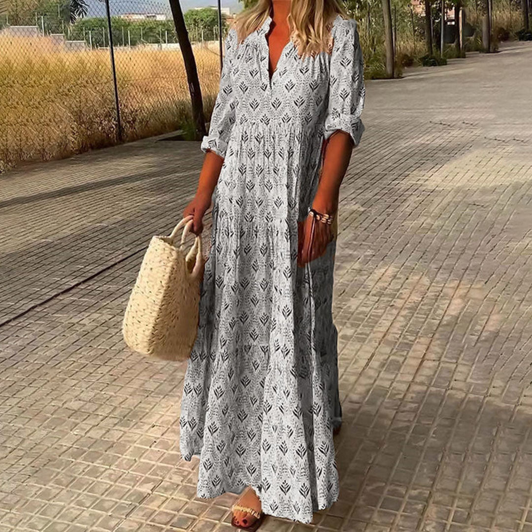 Women's Boho Print Maxi Dress | Bold, Flowing & Full of Personality