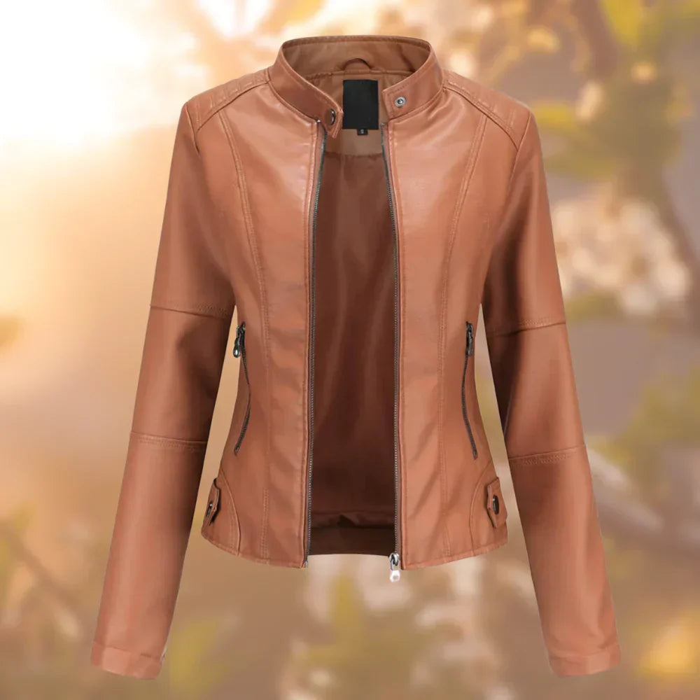 Slim Fit Stylish Women's Biker Jacket