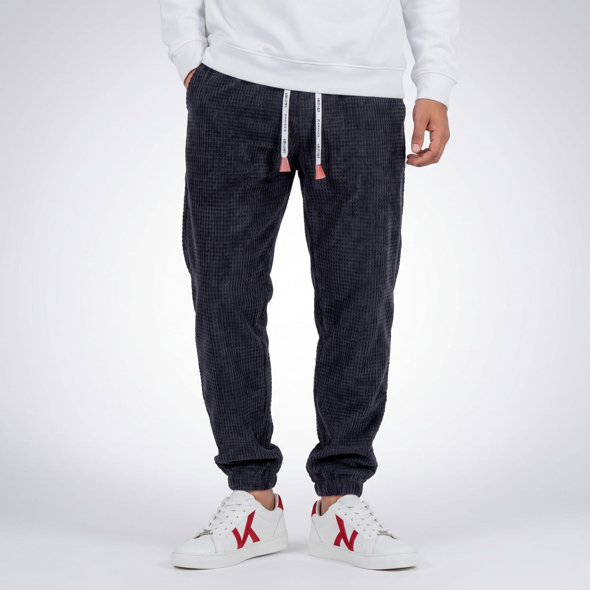 Men's Corduroy Pants with Drawstring