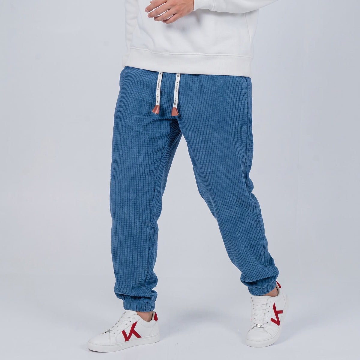 Men's Corduroy Pants with Drawstring