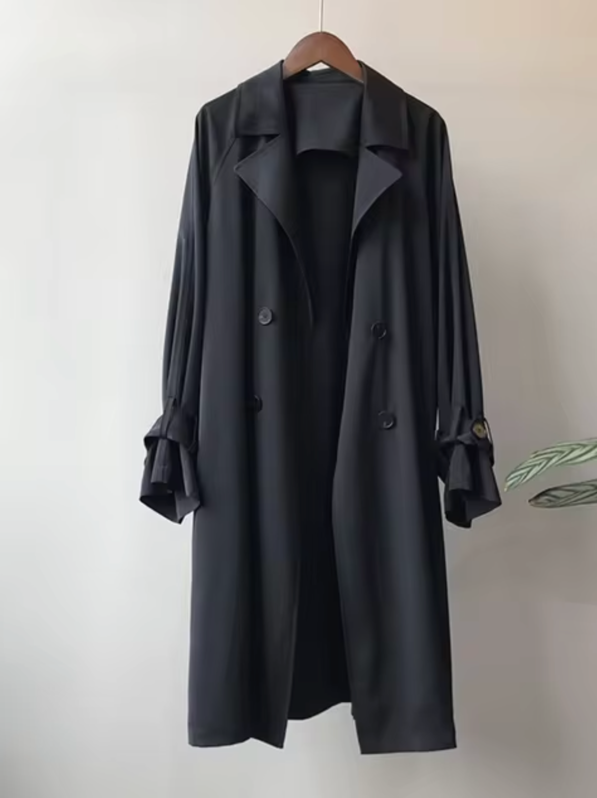Women's Classic Double-Breasted Trench Coat