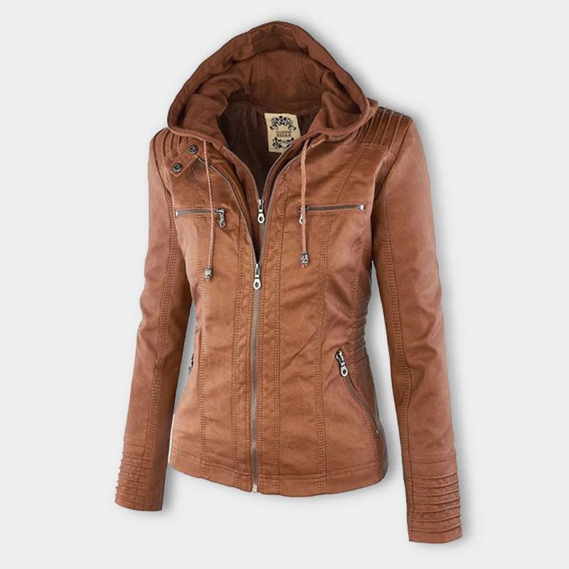 Women's Stylish Classic Moto Jacket