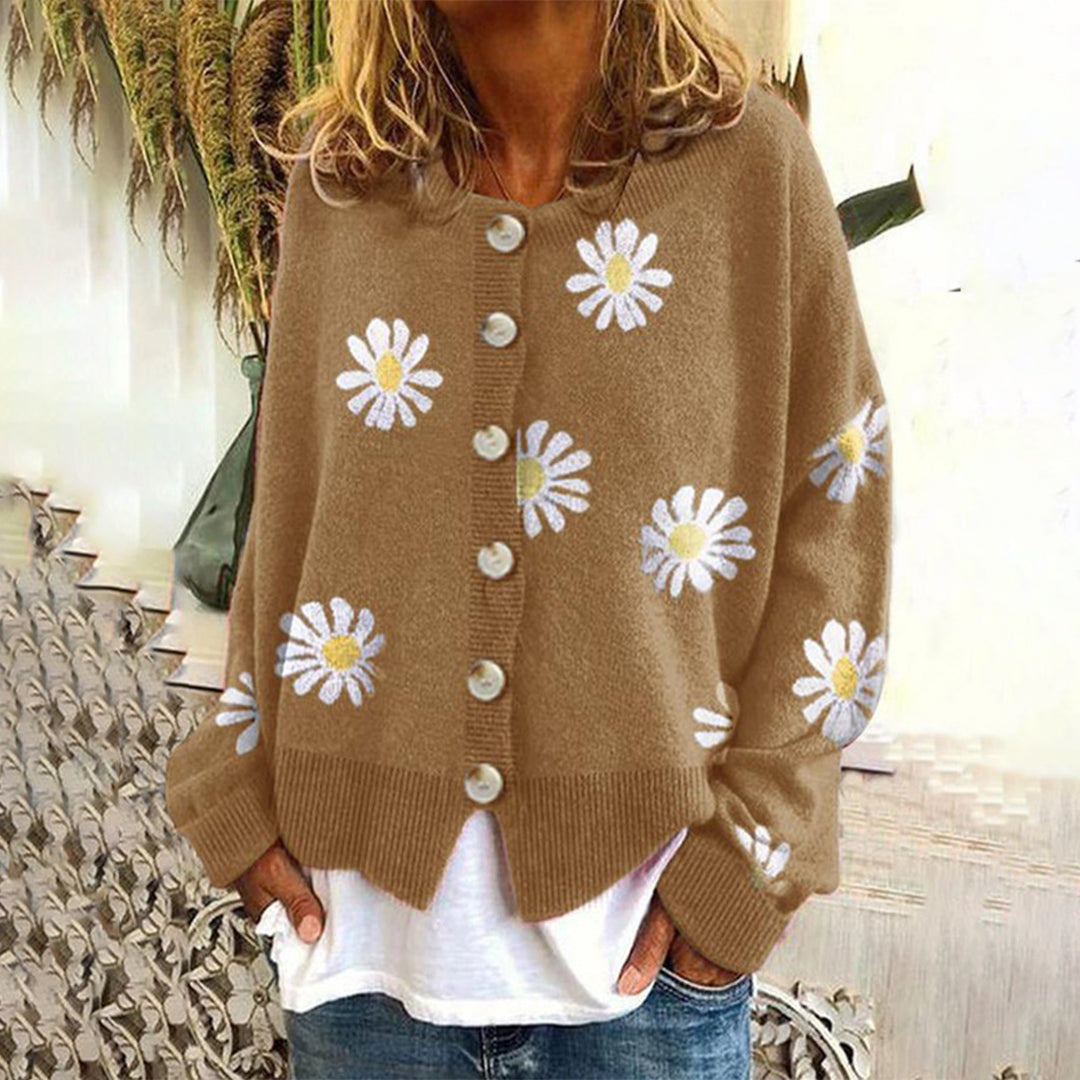 Stylish Women's Cardigan with Floral Print | Comfortable
