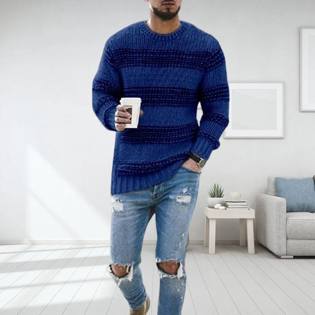 Stylish Chunky Knit Norwegian Summer Top for Men