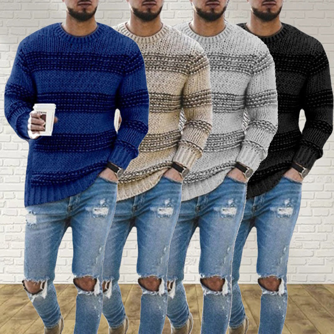 Stylish Chunky Knit Norwegian Summer Top for Men