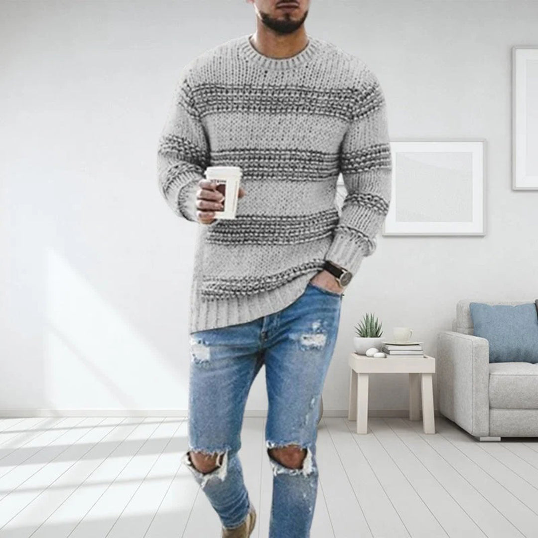 Stylish Chunky Knit Norwegian Summer Top for Men