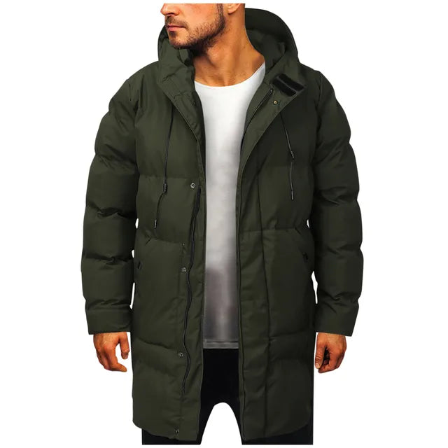 Stylish Long Winter Coat for Men - Warm and Comfortable