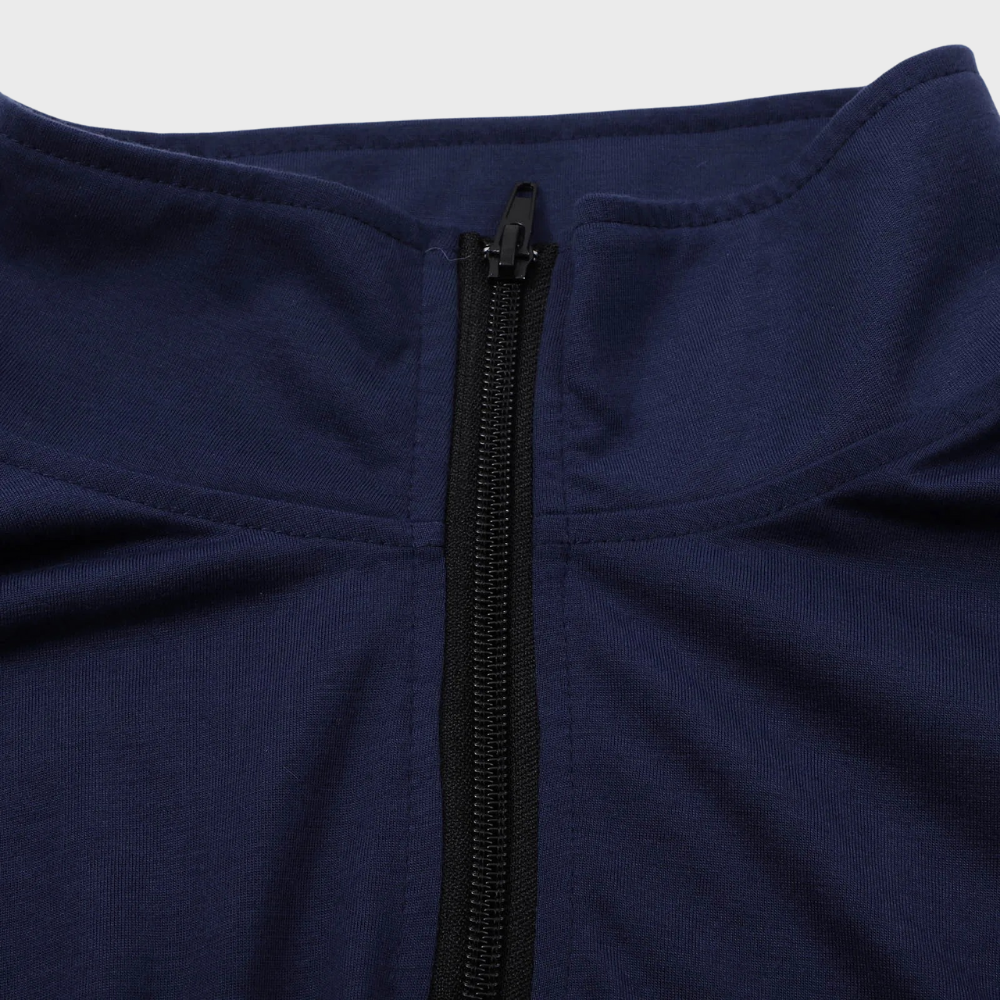 Lightweight Men's Summer Sweater with Zipper for Optimal Ventilation