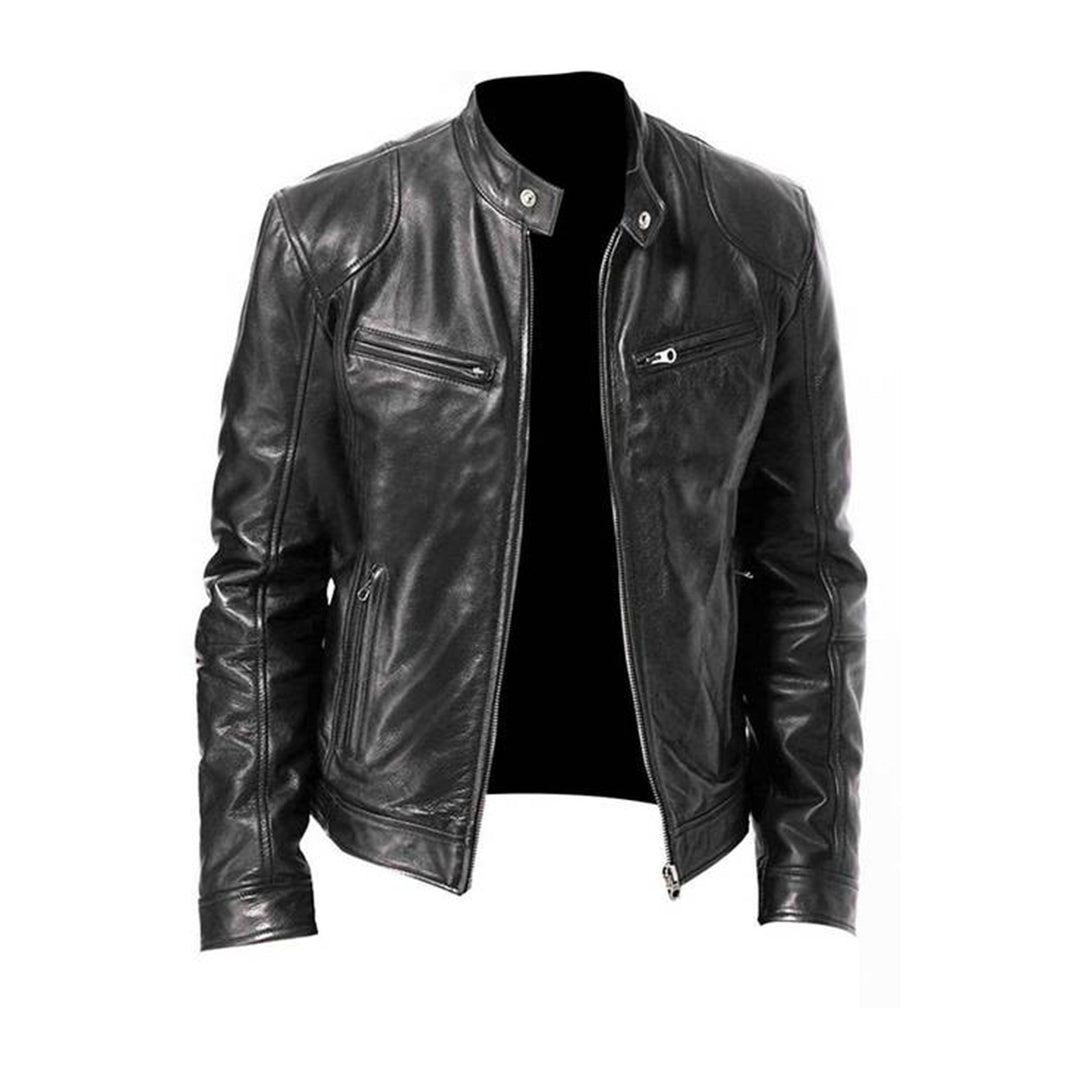 Stylish Leather Summer Jacket for Men - Comfortable and Durable