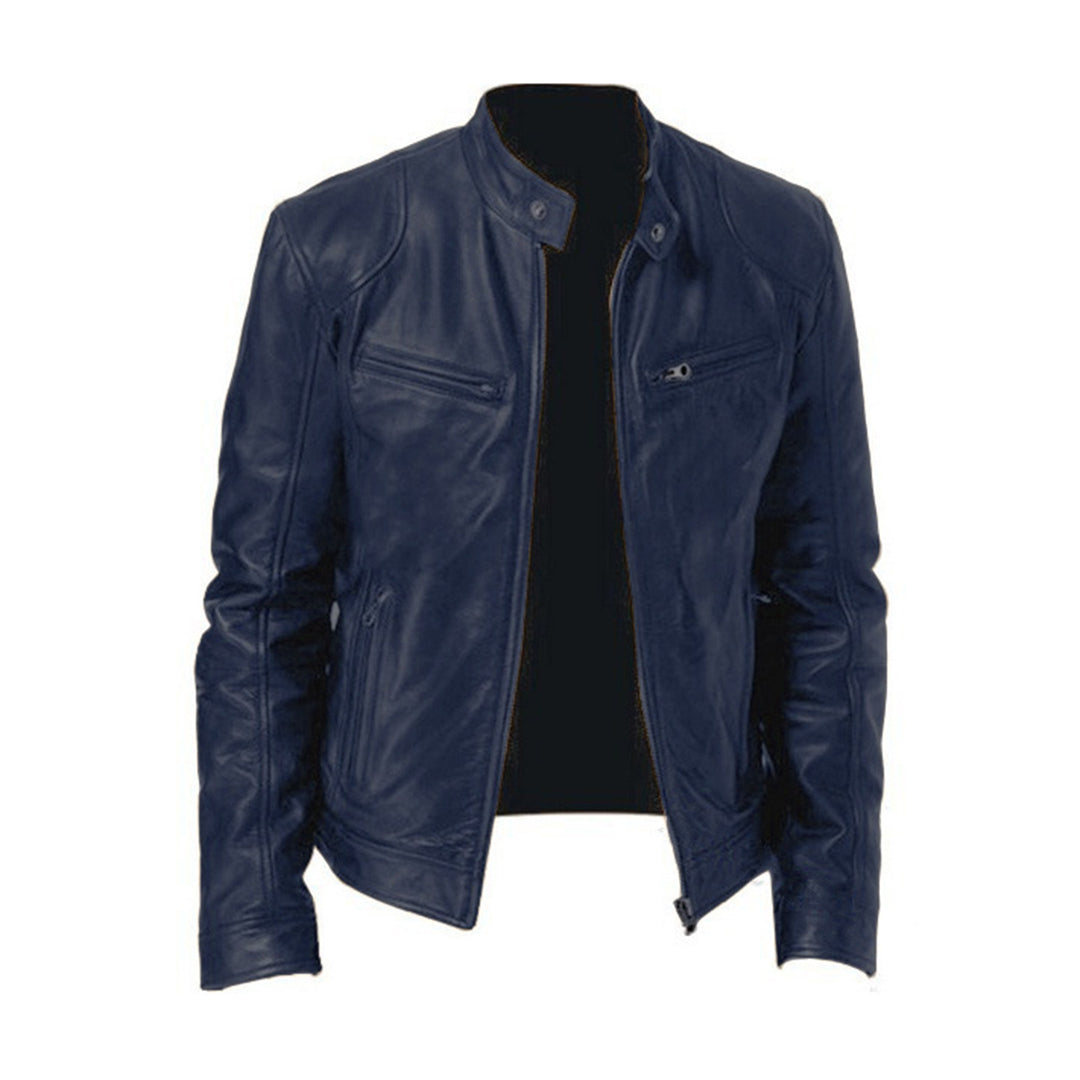 Stylish Leather Summer Jacket for Men - Comfortable and Durable
