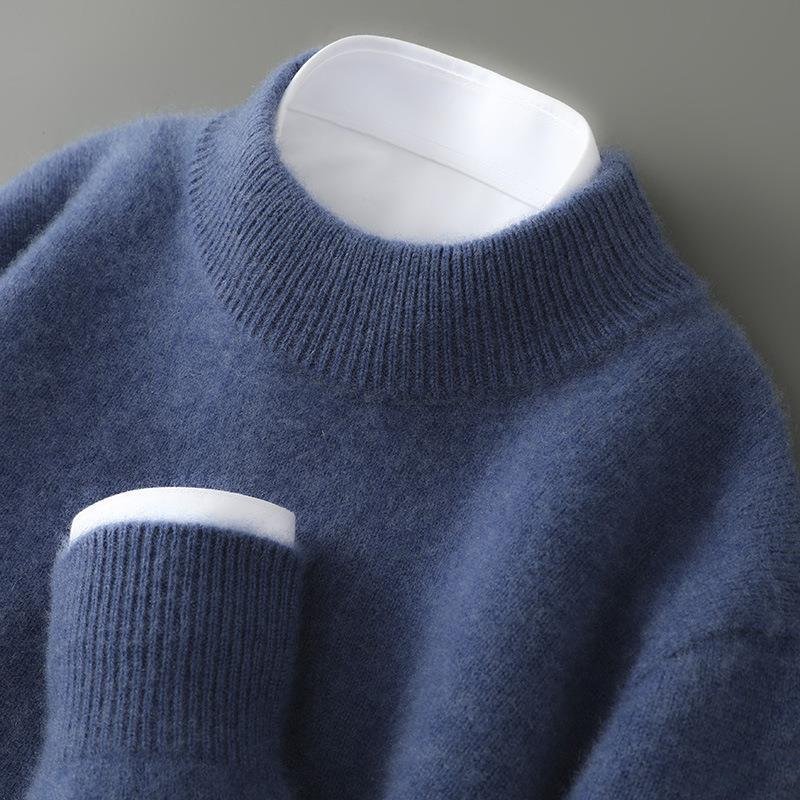 Women’s Soft Mock-Neck Classic Knit Sweater