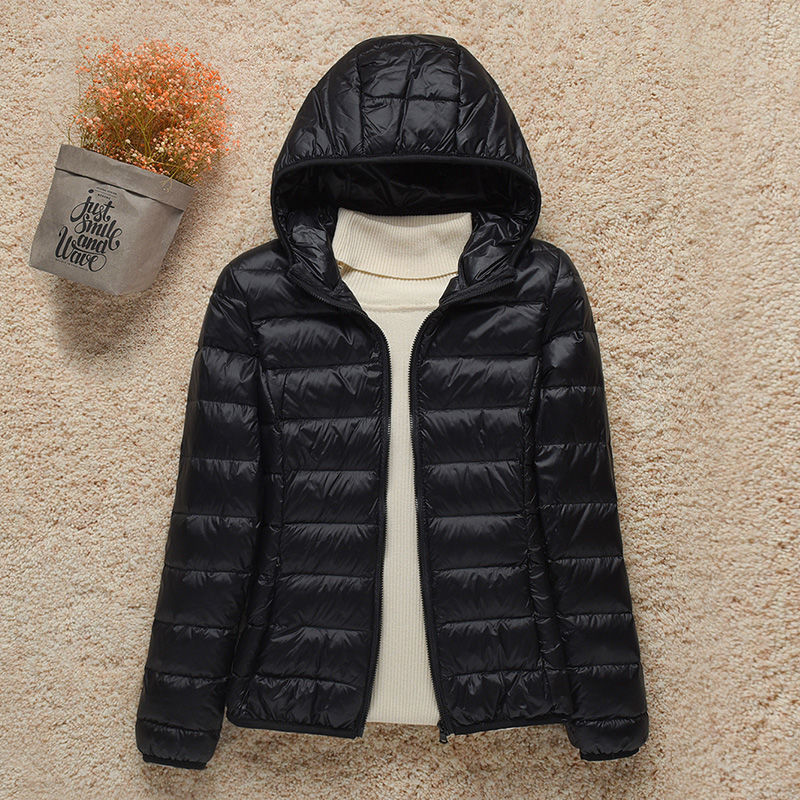 Women's Lightweight Hooded Puffer Jacket