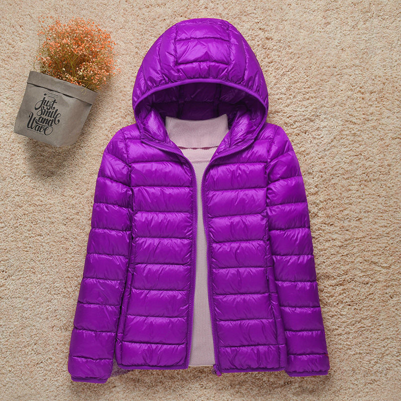 Women's Lightweight Hooded Puffer Jacket