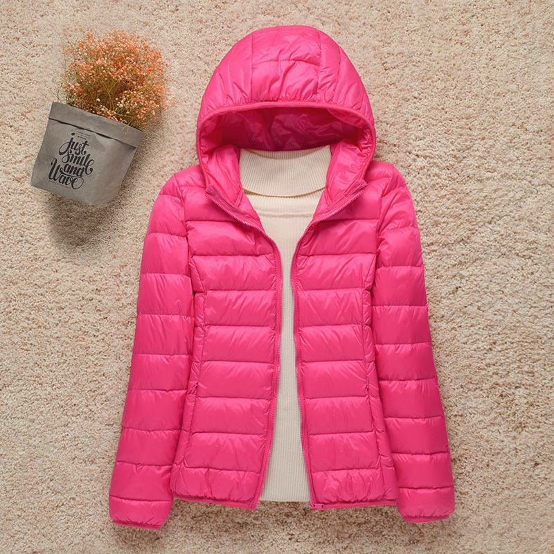 Women's Lightweight Hooded Puffer Jacket