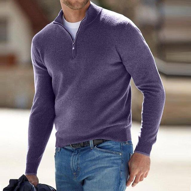 Men’s Classic Smart Quarter-Zip Sweater