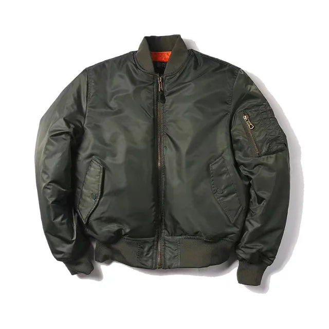Stylish MA-1 Bomber Jacket with Classic Design