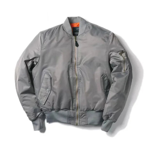 Stylish MA-1 Bomber Jacket with Classic Design
